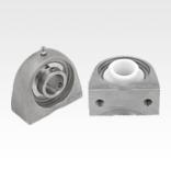 Pillow block bearing, pedestal type SPA, stainless steel housing