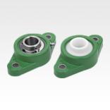 Pillow block bearing, flange type 2-hole, plastic housing