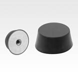 Rubber buffers, steel, type EK conical with internal thread