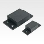 Rubber-metal impact buffer rails