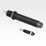 Shock absorber for linear modules, pneumatic