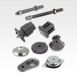Levelling feet, swivel feet, machine feet