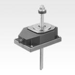 Levelling wedges with adhesive anchor