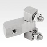 Block hinges with fastening nuts, long version
