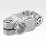 Tube clamps cross, aluminium
