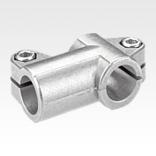 Tube clamps T-angle, aluminium