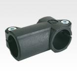 Tube clamps T-angle, plastic