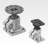 Tube clamps base, aluminum with ball joint