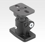 Tube clamps base, plastic with ball joint