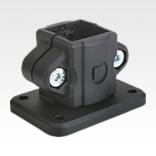 Tube clamps base, plastic