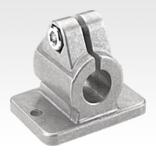 Tube clamps flange, aluminium