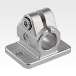 Tube clamps flange, stainless steel