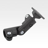 Tube clamps swivel, plastic with ball joint