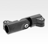 Tube clamps swivel, plastic