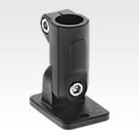 Tube clamps swivel base, plastic