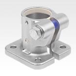 Linear actuator connector clamps, stainless steel base