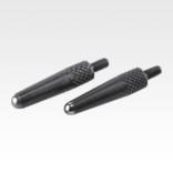 Probe inserts with domed point