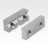 Stainless steel jaw plates for precision vices