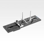 Clamping plate, aluminium 
with spring finger and V-block