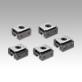 Wedge clamps steel, with different jaw faces