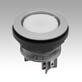 Push button switch, illuminated, installation version, Ø 22.3 mm 
flat-tag plug, compact