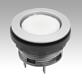 Press button, illuminated, tactile installation version, Ø 22.3 mm 
flat tab connection, compact