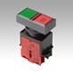 Double push button switch, installation version, Ø 22.3 mm
 with contact block, screw connection