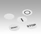 Labelling tags, round