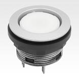 Press button, illuminated, tactile installation version, Ø 22.3 mm 
flat tab connection, compact