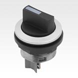 Selector switch, snap-type installation version Ø 22.3 mm 
tab pluc connector, compact