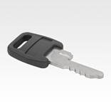 Key for lockable buttons
