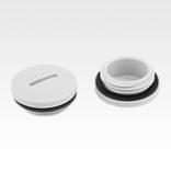 Screw plugs plastic, round