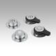 Ball transfer units steel with clampable ball