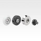Bearing guide rollers