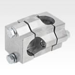 Tube clamps cross, aluminium