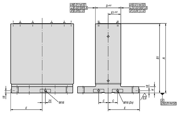 Tombstones double-sided
