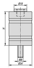 Clamping bolt flexible