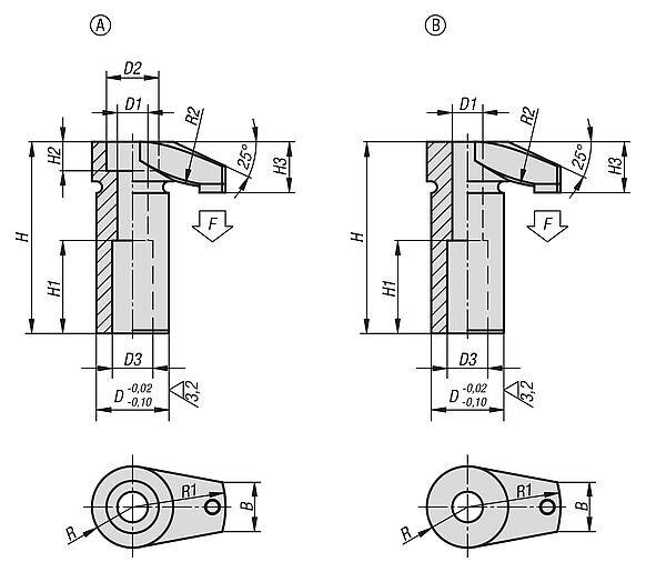 Hook clamps with protective insert
