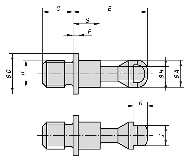 Clamping screws (high force)