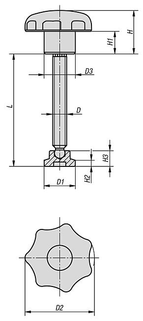 Thrust spindles