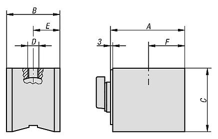 Magnetic base, permanent