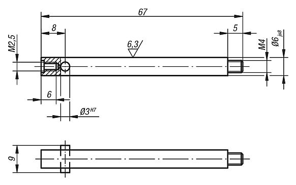 Extension for probe inserts
