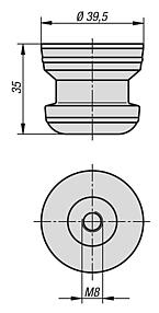 UNILOCK protective bolt for clamping module