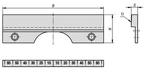 Jaw plates smooth carbide-coated