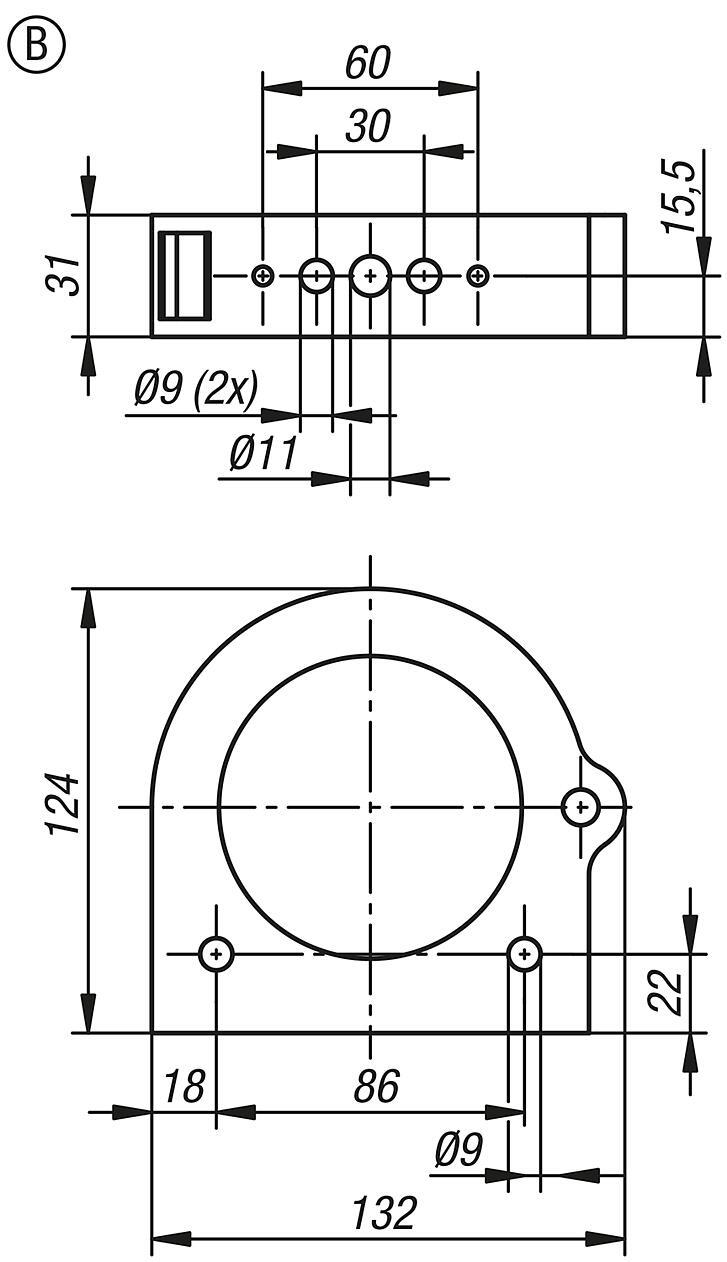 Connecting elements, Form B