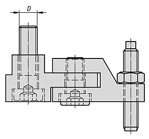 Hinged stops