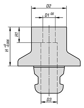 UNILOCK 5-axis reducer adapter size 80 mm