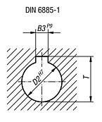 2-spoke handwheels, aluminium with revolving cylinder grip