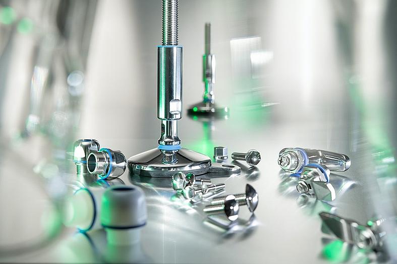 norelem: Standard parts according to Hygienic DESIGN