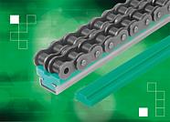 Glide rails for norelem roller chains